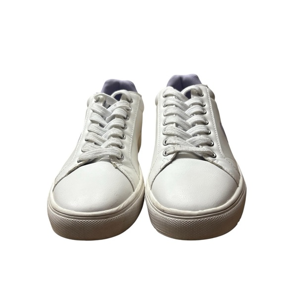 DISNEY Mickey Mouse Leather Sneakers in White & Lavender Size 9 -- ADORABLE!!!! - Picture 4 of 9